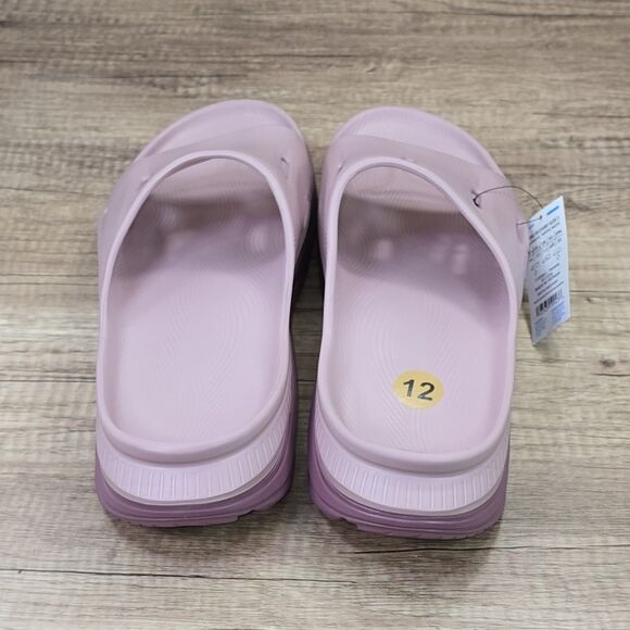 Hoka One U Ora Recovery Slide 3 Men’s Sz 12 Women's Sz 14 Pale Mauve Sandals NEW - Picture 4 of 9